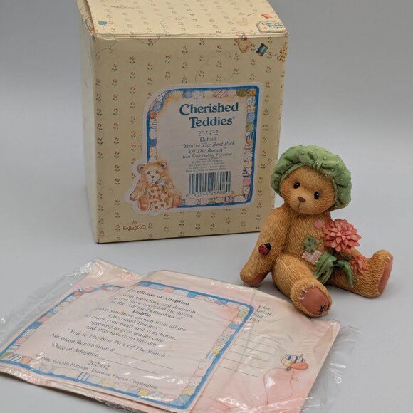 Cherished Teddies Dahlia "You're the Best Pick of the Bunch" (202932) 1996 - Picture 2 of 10